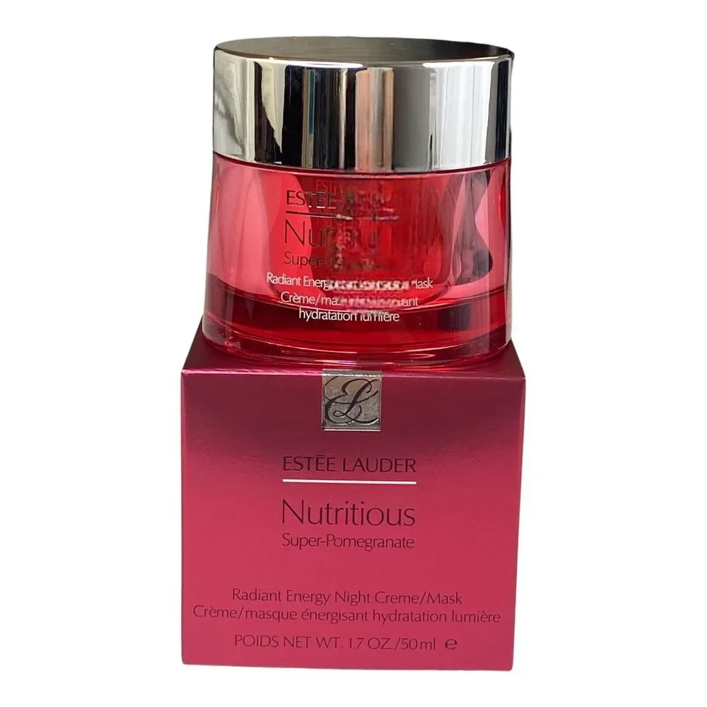 Estee Lauder Nutritious Super-Pomegranate Radiant Energy Night Creme/Mask  1.7oz